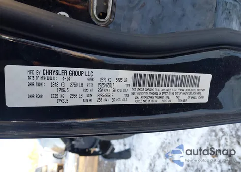 2014 Dodge Journey American Value Pkg from USA, damaged, VIN 3C4PDCAB1ET258896